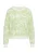comma casual identity Trui  pastelgroen / wit