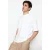 TRENDYOL MAN Heren Wit Effen Kort Oversized T-shirts