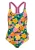 BECO the world of aquasports Badpak ‘Summer Flowers’  geel / groen / oranje / pink