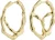 Pilgrim Oorbellen ‘Dido’  goud