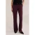 WE Fashion flared broek – donkerpaars
