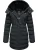 Ragwear Wintermantel ‘Ashanta’  zwart