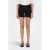 ONLY skinny regular waist denim short black denim