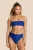 Shiwi voorgevormde bandeau bikini Lola blauw