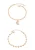 faina Armband  goud / transparant