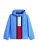 TOMMY HILFIGER Tussenjas  azuur / donkerblauw / rood / wit