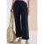 Cecil Dames High Waist broek met wijde pijpen in Loose Fit in Blauw