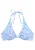 VIVANCE Bikinitop  lichtblauw / wit