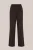 WE Fashion – Dames wide leg pantalon – Regular fit – Donkerbruin –