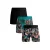 Muchachomalo boxershort – set van 3 zwart / blauw