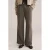 WE Fashion wide leg high waist broek taupe