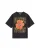 WE Fashion Shirt  geel / honing / antraciet / lichtrood