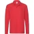 Fruit of the Loom Heren Premium Pique Poloshirt met lange mouwen (Rood)