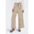 ONLY wide leg high waist casual broek zand