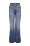 ONLY high waist wide leg jeans ONJUICY medium blue denim