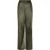 EsQualo Trousers Wide Vegan Leather Green