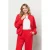 &Co Woman straight regular waist broek rood