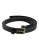 Dolce & Gabbana Zwarte Classic Gouden Metalen Logo Gesp Riem