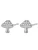 Hey Happiness Oorbellen ‘Magic Toadstool’  zilver