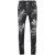 Dsquared2 Super Twinky Jean Destroyed Paint Effect Zwarte Jeans