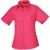 Premier Dames/Dames Popeline Blouse met Korte Mouwen (Heet Roze)