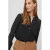 VILA geweven blouse VICHIKKA met kant zwart