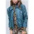 Stieglitz Isobel Leather Jacket Blue