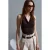 Sansmouwe Blouse met Ceintuur en Col