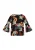 usha Blouse shirt qisha Dames Zwart Veelkleurig