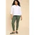White Stuff Janey Jegging Mid Green