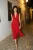 TRENDYOLMİLLA Dames Rood Effen Maxi Mouwloos Stijlvol/Avond Bodycon Jurken