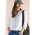 Cecil Dames 3/4-mouwen blouse met gespleten hals in Wit