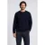 Indigold regular fit gebreide trui met wol – indigold navy