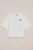 WE Fashion – Meisjes oversized T-shirt met print – Oversized – Lichtbruin – Katoen –