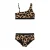 Protest one shoulder bikini PRTPANTER JR beige/zwart