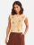 love & roses Gebreide bodywarmer  beige / bruin