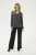 Blouse met lange mouwen Regular fit Black Oyster