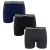 Prince Performance Range 3 Pack Zwart Donkergrijs Heren Boxers MUXPR066