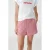 Grace & Mila regular waist geruite casual short rood