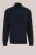 WE Fashion – Heren regular fit coltrui – Regular fit – Donkerblauw – Katoen –