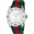 Gucci YA136207 Duik herenhorloge met witte wijzerplaat en textielen band