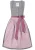 STOCKERPOINT Dirndl ‘Dori’  beige / grijs / pink / donkerroze