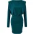 TRENDYOLMİLLA Dames Groen Effen Kort / Mini Lang Avond / Dagelijks Bodycon Jurken