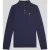 Lyle & Scott Jongens Poloshirt met Lange Mouwen van Katoen – Marineblauw