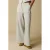 Sissy-Boy katoenen wide leg gestreepte broek – wit