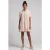 Karl Lagerfeld Linen Short Dress Light Pink
