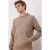 TRENDYOL MAN Heren Beige Effen Lang Regular fit Sweatshirts