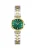 GUESS Analoog horloge ‘Array’  goud / donkergroen / zilver