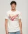 Superdry Mannen Workwear T-shirt met Metallic Print Wit