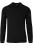 MAERZ Superwash Classic Fit Trui Polokraag zwart, Effen
